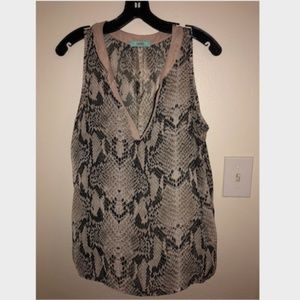 Karlie snakeskin size small top